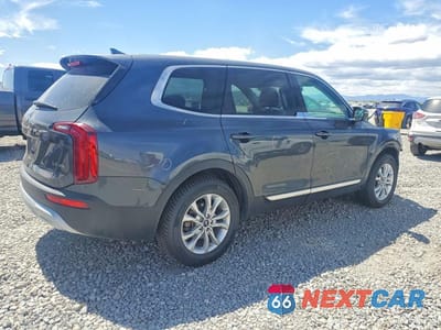 Trzecie zdjęcie samochodu z tyłu: 2021 KIA TELLURIDE LX VIN:5XYP2DHC5MG106992 - miniatura