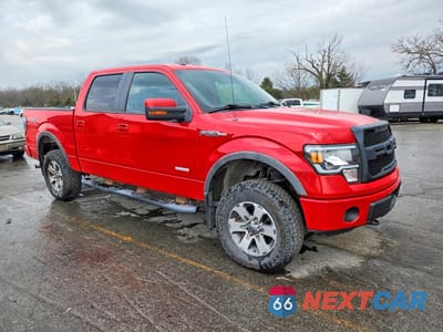 Czwarte zdjęcie samochodu z boku: 2012 FORD F150 SUPERCREW VIN:1FTFW1ET6CKE34580 - miniatura