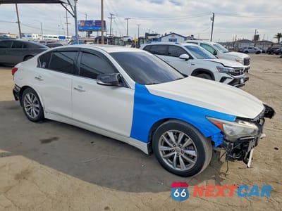 Czwarte zdjęcie samochodu z boku: 2014 INFI Q50 VIN:JN1BV7APXEM681348 - miniatura
