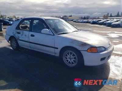 Czwarte zdjęcie samochodu z boku: 1992 HONDA CIVIC DX VIN:JHMEG854XNS028331 - miniatura