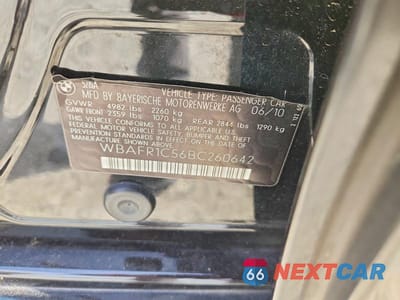 Zdjęcie 12 z 12 samochodu: 2011 BMW 528 I VIN:WBAFR1C56BC260642 - miniatura