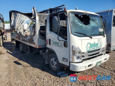 Czwarte zdjęcie samochodu z boku: 2025 ISUZU NPR BOX TRUCK VIN:54DB4W1D5SS209058 - miniatura