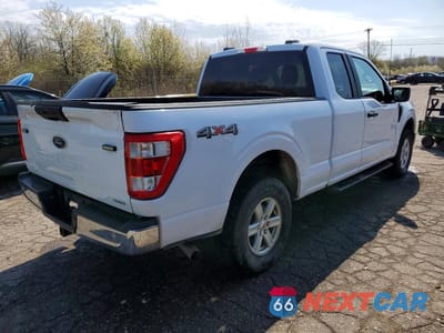 Trzecie zdjęcie samochodu z tyłu: 2021 FORD F150 SUPER CAB VIN:1FTEX1EP9MKE69708 - miniatura