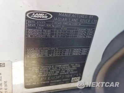 Zdjęcie 13 z 13 samochodu: 2023 LAND ROVER DEFENDER 130 SE VIN:SALEPFEU3P2184745 - miniatura