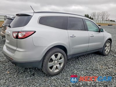 Trzecie zdjęcie samochodu z tyłu: 2015 CHEVROLET TRAVERSE LTZ VIN:1GNKVJKD9FJ278924 - miniatura