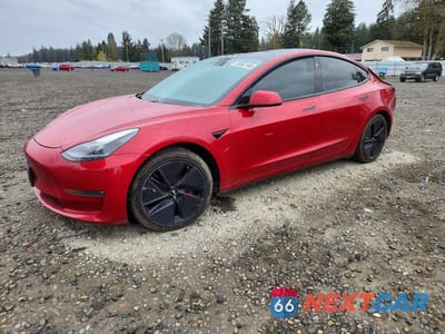 2021 TESLA MODEL 3 5YJ3E1EC1MF925661 - główne zdjęcie licytacji z USA - miniatura