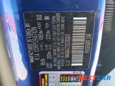 Zdjęcie 12 z 12 samochodu: 2025 KIA K5 GT LINE VIN:KNAG64J71S5283303 - miniatura