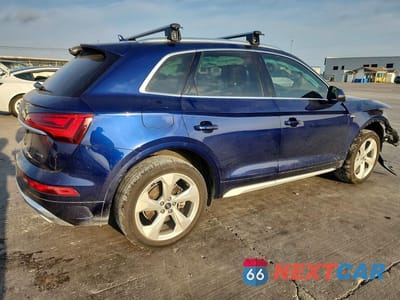 Trzecie zdjęcie samochodu z tyłu: 2022 AUDI Q5 PREMIUM PLUS 45 VIN:WA1EAAFY3N2086318 - miniatura