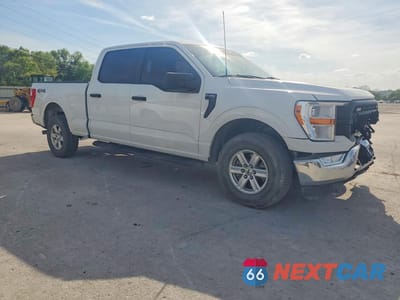 Czwarte zdjęcie samochodu z boku: 2022 FORD F150 SUPERCREW VIN:1FTFW1E51NKD83364 - miniatura