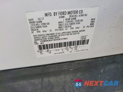 Zdjęcie 12 z 12 samochodu: 2017 FORD EXPLORER SPORT VIN:1FM5K8GT4HGE37903 - miniatura