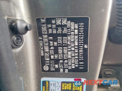 Zdjęcie 13 z 13 samochodu: 2012 KIA SORENTO SX VIN:5XYKW4A23CG254606 - miniatura