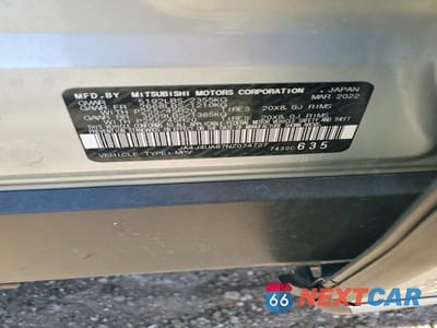 Zdjęcie 14 z 14 samochodu: 2022 MITSUBISHI OUTLANDER SE VIN:JA4J4UA87NZ074727 - miniatura