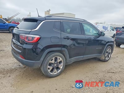 Trzecie zdjęcie samochodu z tyłu: 2020 JEEP COMPASS LIMITED VIN:3C4NJCCB4LT198638 - miniatura