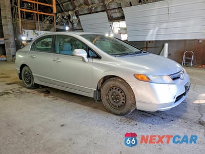 Czwarte zdjęcie samochodu z boku: 2007 HONDA CIVIC LX VIN:1HGFA16587L043656 - miniatura