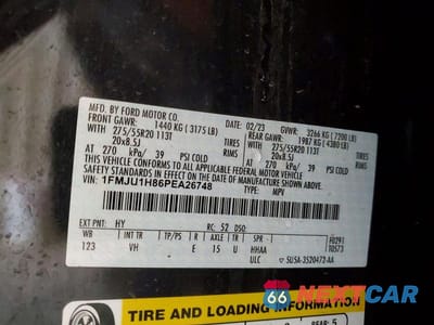 Zdjęcie 14 z 14 samochodu: 2023 FORD EXPEDITION XLT VIN:1FMJU1H86PEA26748 - miniatura