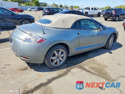 Trzecie zdjęcie samochodu z tyłu: 2007 MITSUBISHI ECLIPSE SPYDER GT VIN:4A3AL35T57E036776 - miniatura