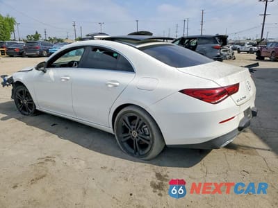 Drugie zdjęcie samochodu z przodu: 2020 MERCEDES-BENZ CLA 250 VIN:W1K5J4GB3LN090257 - miniatura