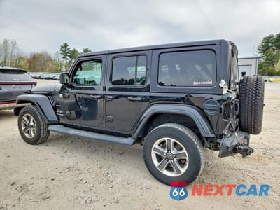 Drugie zdjęcie samochodu z przodu: 2018 JEEP WRANGLER UNLIMITED SAHARA VIN:1C4HJXEN6JW213580 - miniatura