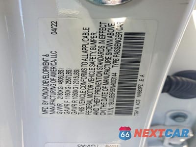 Zdjęcie 13 z 13 samochodu: 2022 ACURA TLX TECH A VIN:19UUB5F56NA003144 - miniatura