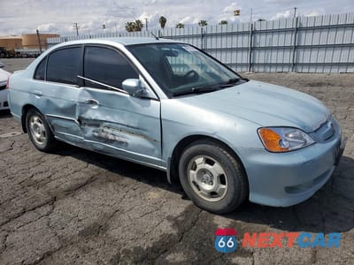 Czwarte zdjęcie samochodu z boku: 2003 HONDA CIVIC HYBRID VIN:JHMES95633S008084 - miniatura