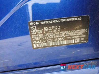 Zdjęcie 13 z 13 samochodu: 2020 BMW M340XI VIN:WBA5U9C0XLFJ85022 - miniatura