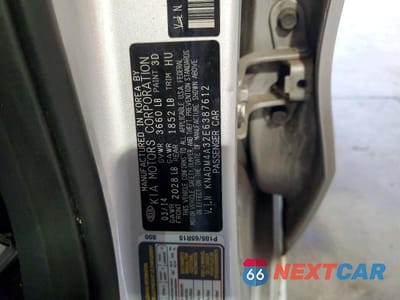 Zdjęcie 12 z 12 samochodu: 2014 KIA RIO LX VIN:KNADM4A32E6387612 - miniatura