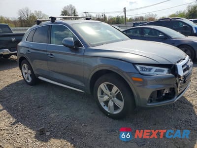 Czwarte zdjęcie samochodu z boku: 2019 AUDI Q5 PREMIUM PLUS VIN:WA1BNAFY1K2095019 - miniatura