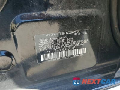 Zdjęcie 12 z 12 samochodu: 2012 SUBARU IMPREZA SPORT PREMIUM VIN:JF1GPAL63CH217067 - miniatura
