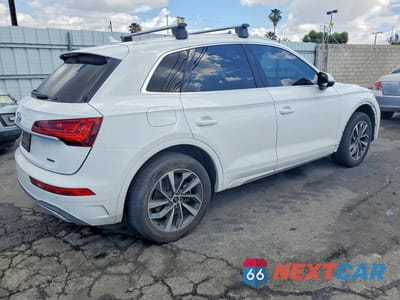 Trzecie zdjęcie samochodu z tyłu: 2021 AUDI Q5 PREMIUM PLUS VIN:WA1BAAFY7M2022820 - miniatura