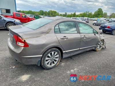 Trzecie zdjęcie samochodu z tyłu: 2009 HONDA CIVIC EX VIN:1HGFA16849L006083 - miniatura