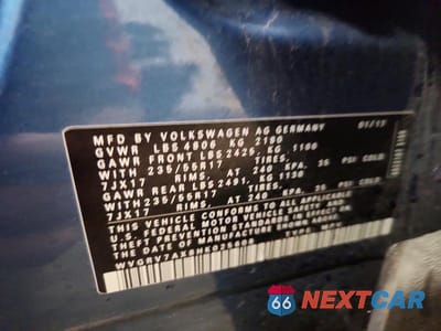 Zdjęcie 13 z 13 samochodu: 2017 VOLKSWAGEN TIGUAN WOLFSBURG VIN:WVGRV7AX8HK025608 - miniatura