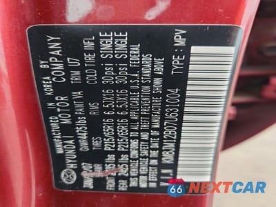Zdjęcie 13 z 13 samochodu: 2007 HYUNDAI TUCSON GLS VIN:KM8JM12B07U631004 - miniatura