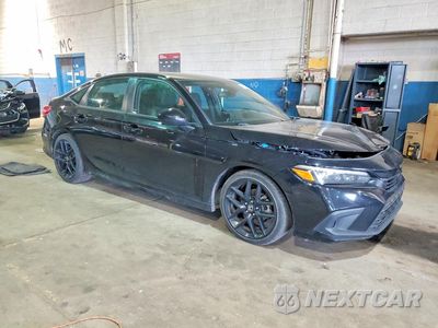 Czwarte zdjęcie samochodu z boku: 2022 HONDA CIVIC SPORT VIN:2HGFE2F51NH541590 - miniatura