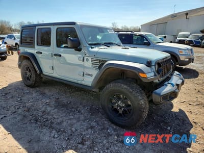 Czwarte zdjęcie samochodu z boku: 2024 JEEP WRANGLER 4XE VIN:1C4RJXN61RW154429 - miniatura