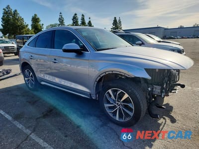 Czwarte zdjęcie samochodu z boku: 2022 AUDI Q5 SPORTBACK PRM PLS 45 VIN:WA15AAFY8N2127736 - miniatura