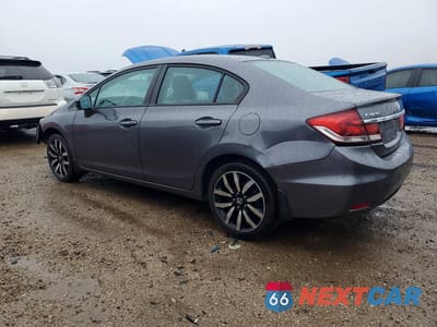 Drugie zdjęcie samochodu z przodu: 2014 HONDA CIVIC EXL VIN:2HGFB2F99EH514729 - miniatura