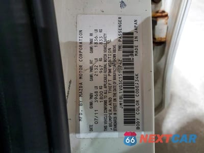 Zdjęcie 12 z 12 samochodu: 2012 MAZDA 3 I VIN:JM1BL1VG3C1510742 - miniatura