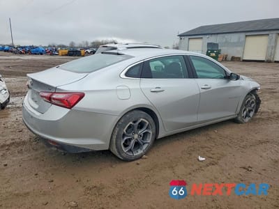 Trzecie zdjęcie samochodu z tyłu: 2022 CHEVROLET MALIBU LT VIN:1G1ZD5ST6NF170344 - miniatura