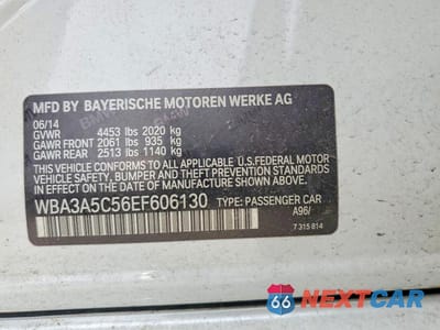 Zdjęcie 12 z 12 samochodu: 2014 BMW 328 I VIN:WBA3A5C56EF606130 - miniatura