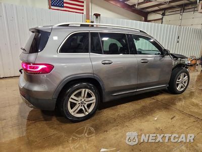 Trzecie zdjęcie samochodu z tyłu: 2021 MERCEDES-BENZ GLB 250 4MATIC VIN:W1N4M4HB6MW087997 - miniatura