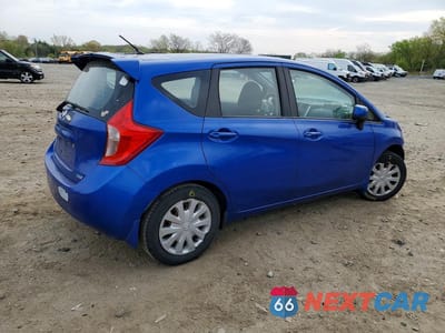 Trzecie zdjęcie samochodu z tyłu: 2014 NISSAN VERSA NOTE S PLUS VIN:3N1CE2CP0EL416940 - miniatura