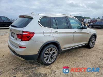 Trzecie zdjęcie samochodu z tyłu: 2016 BMW X3 XDRIVE28I VIN:5UXWX9C59G0D90383 - miniatura