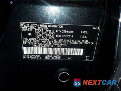 Zdjęcie 13 z 13 samochodu: 2018 TOYOTA RAV4 HV LIMITED VIN:JTMDJREV9JD221159 - miniatura