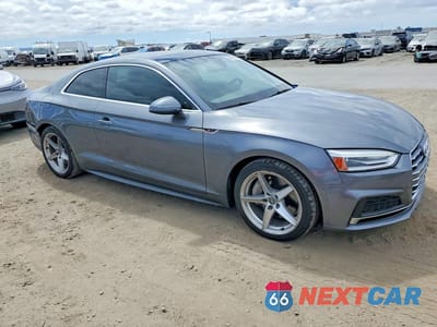Czwarte zdjęcie samochodu z boku: 2018 AUDI A5 PREMIUM S LINE VIN:WAUSNAF5XJA012975 - miniatura