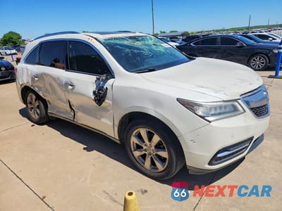 Czwarte zdjęcie samochodu z boku: 2016 ACURA MDX ADVANCE VIN:5FRYD3H98GB007817 - miniatura