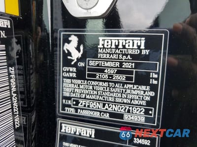 Zdjęcie 12 z 12 samochodu: 2022 FERRARI SF 90 STRADALE VIN:ZFF95NLA2N0271922 - miniatura