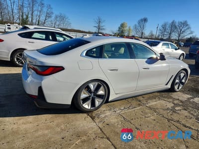 Trzecie zdjęcie samochodu z tyłu: 2023 BMW I4 EDRIVE 40 VIN:WBY73AW06PFN66771 - miniatura