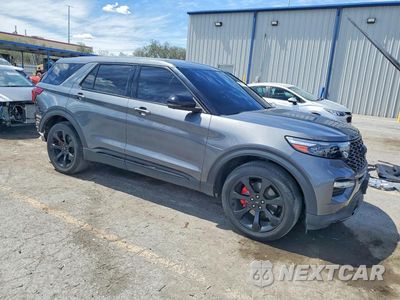 Czwarte zdjęcie samochodu z boku: 2022 FORD EXPLORER ST VIN:1FM5K8GC5NGB04489 - miniatura