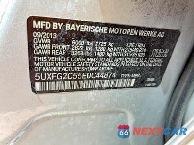 Zdjęcie 10 z 10 samochodu: 2014 BMW X6 XDRIVE35I VIN:5UXFG2C55E0C44874 - miniatura
