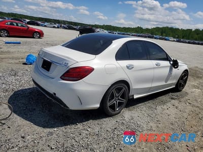 Trzecie zdjęcie samochodu z tyłu: 2018 MERCEDES-BENZ C 43 4MATIC AMG VIN:55SWF6EB8JU246558 - miniatura